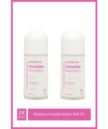 Watsons Invisible 48 Hour Effective Women Roll-on 50 ml X2 Pieces