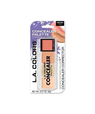 LA Colors Concealer Palette-medium 81555732806