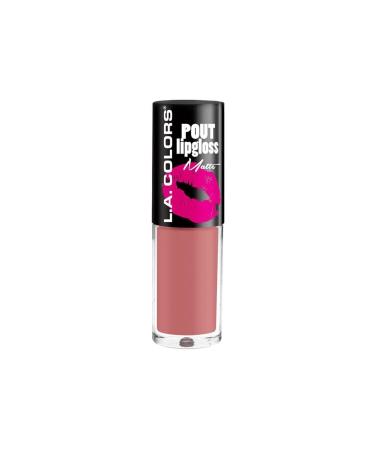 LA Colors La Colors Pout Matte Lipgloss-let's K ss
