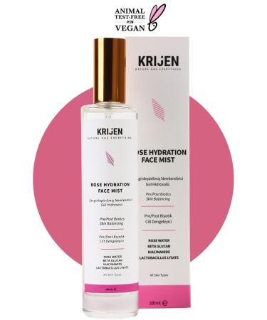 Krijen Enriched Moisturizing Rose Hydrosol - Niacinamide & Oat Extract Face Mist 100 ML - Buy Online on GoSupps.com
