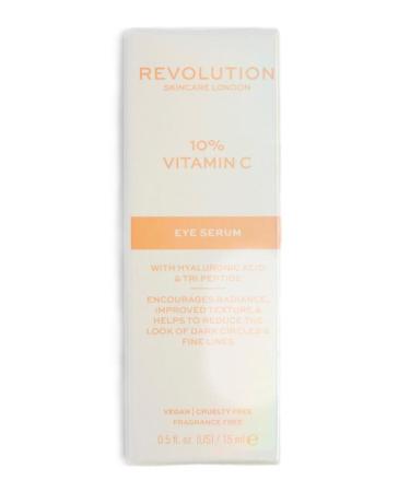REVOLUTION SKINCARE 10% Vit C Brightening Eye Serum 15ml - Buy Online on GoSupps.com
