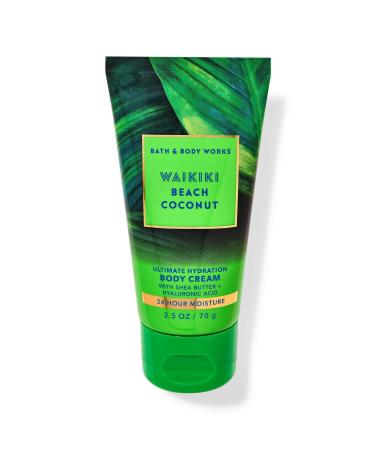 Bath & Body Works Waikiki Beach Coconut Travel Size Body Cream 70g