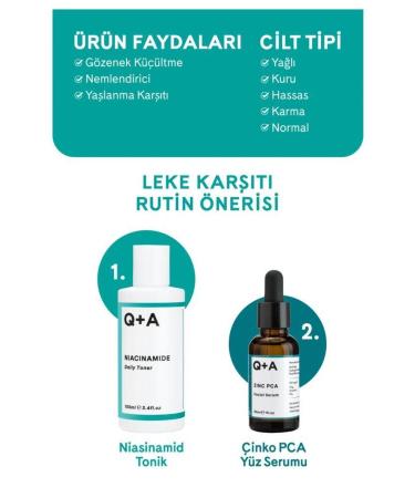Q+A Niacinamide Tonic 100 ml - Buy Online on GoSupps.com