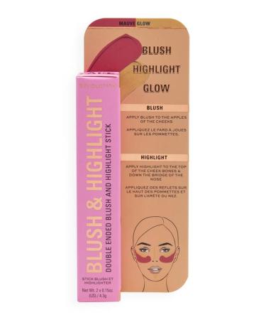MAKEUP REVOLUTION Revolution Blush & Highlighter Stick Mauve Glow - Buy Online on GoSupps.com