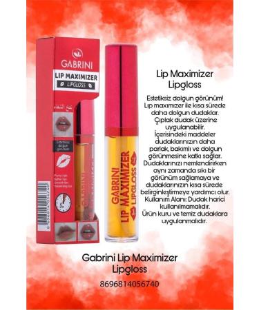 Gabrini Plump Lip Gloss and Plumping Lip Maximizer Lipgloss 7ml