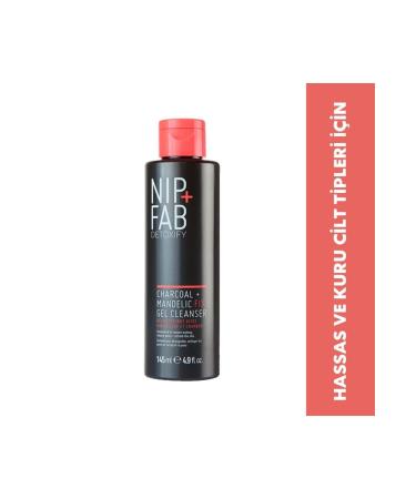NIP+FAB Charcoal & Mandelic Acid Rep. gel 145ml