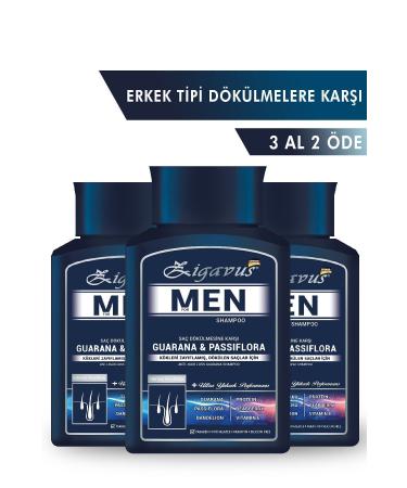 Zigavus Men Shampoo 300 ml Buy 3 Pay 2 - Special Care for Men 8699349130688