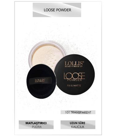 Lollis Loose Powder / Matte Finish Powder Fixing Transparent Powder