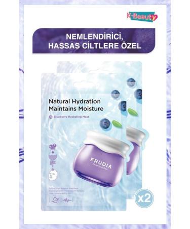 Frudia Blueberry Moisturizing Face Mask 2 Pieces