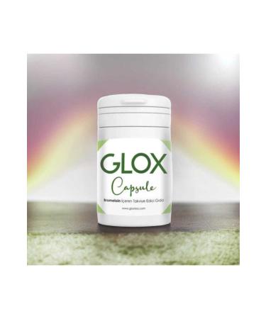 GLOX Bromelain Extract Strengthened Metabolism Revitalizing Detox Capsules 30 Pieces