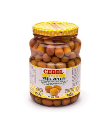 Cebel Green Scratched Olive Glass 900 gr