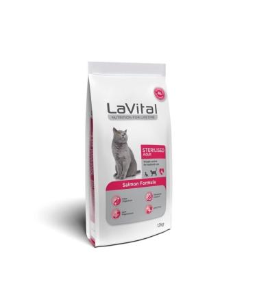 La Vital Lavital Sterilized Salmon Sterilized Cat Food 12 Kg