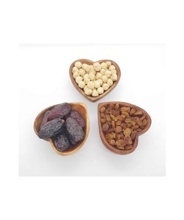Dil eker 3-Piece Mixed Nuts (Jerusalem Dates Hazelnuts Izmir Raisins) 750 grams