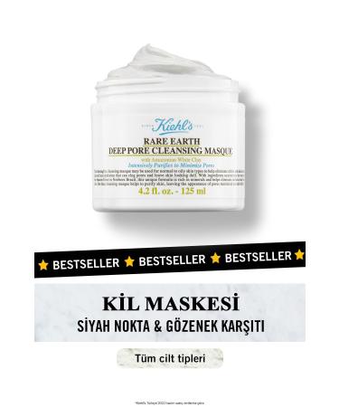 Kiehl's Rare Earth Deep Pore Puri fyi ng Clay Mask 125 ml Pssn3701