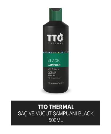 Tto Hair and Body Shampoo 400 + 100 Ml Black (Tea Tree Oil)