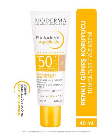 Bioderma PHOTODERM AQUAFLUID LIGHT SPF50+ SK N BARRIER PROTECTOR TINTED SUNSCREEN 40 ML PSSN4013