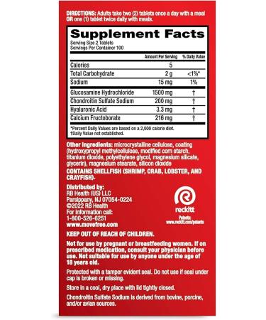 Schiff Move Free Advanced 200 Tablets - Buy Online on GoSupps.com