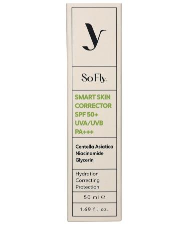 So Fly Smart Skin Corrector Spf 50+ UVA/UVB Protection Repairing Tinted Sun Cream 50ml - Buy Online on GoSupps.com