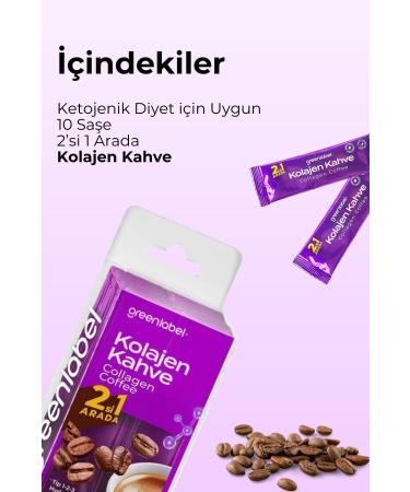 Green Label Greenlabel Collagen Coffee 2 in 1 3.5 gr x 10 Pcs - Buy Online on GoSupps.com