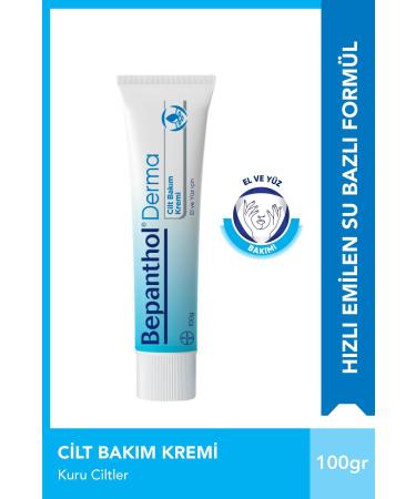 Bepanthol Skin Care Cream 100gr L Suitable for All Skin Types Hand and Daily Face Care