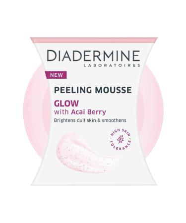 Diadermine Peeling Mousse Glow Acai Grape Brightening Cleansing Peeling 75 Ml