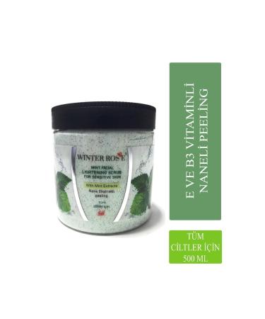 WINTER ROSE Rose Winter Peeling with Mint Extract for All Skin Types 500 gr