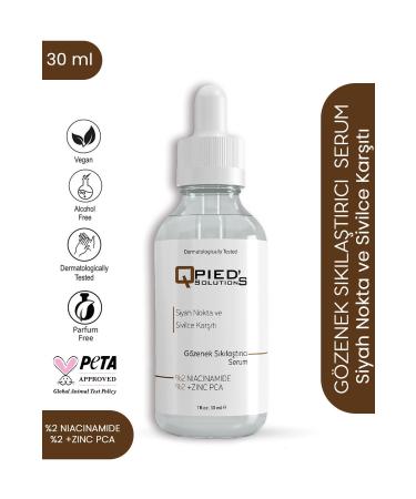 Qpieds Solutions Qpied's Solutions Pore Tightening Blackhead and Acne Anti Serum (Niacinamide6%+ZincPca)