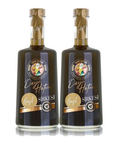 DAYE HATUN Chaste Vinegar (dual) / Chaste Seed Vinegar (natural Fermented Live Vinegar / Nat. Fermented / 2 * 500 Ml)