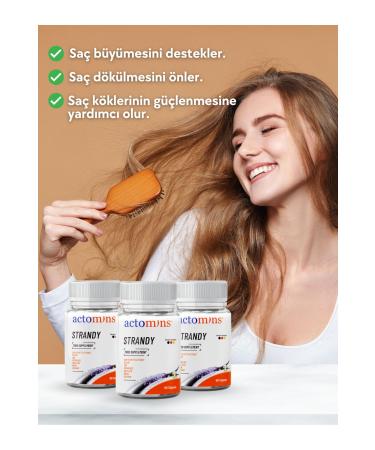 actomins Strandy (SUPPLEMENTARY FOOD AGAINST HAIR LOSS) - Buy Online on GoSupps.com