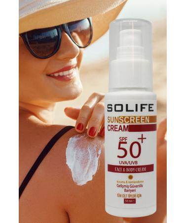 SOLIFE Sun Cream Face and Body Protector 50 Spf 50 ml - Buy Online on GoSupps.com