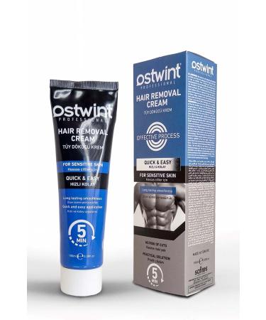 Ostwint Sensitive Skin Hair Removal Cream 100 ml Men - Buy Online on GoSupps.com