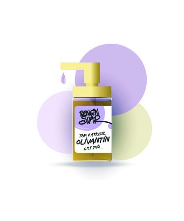 Rengin Suar FULLY ADDITIVE-FREE LAVENDER SKIN OLIVE OIL OLIVANTINE (IN 200 ML GLASS BOTTLE)