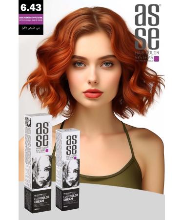 asse 6.43 Dark Blonde Copper Ombre - 60ml Tube Dye