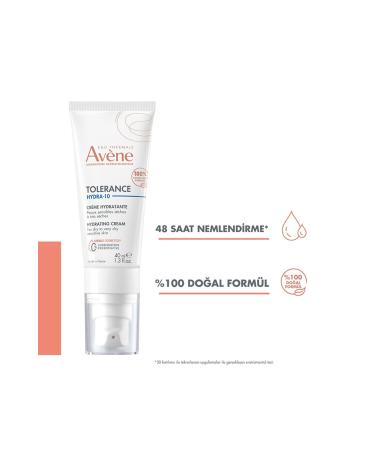 Avene TOLERANCE HYDRA-10 HYDRAT NG INTENS VE MOISTURIZING CREAM 40 ML PGROUP.138 - Buy Online on GoSupps.com