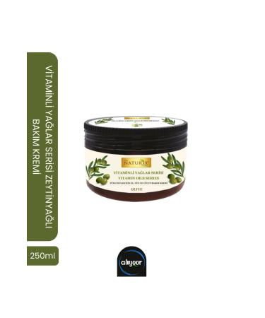 Naturix Vitamin Oil Series Olive Oil Essence Hand Face Body Cream 250 ml Intensive Moisture Therapy