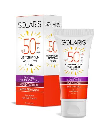 SOLARIS Water-Resistant Anti-Spot Sunscreen for All Skin Types Spf 50 (50 ml) - Buy Online on GoSupps.com
