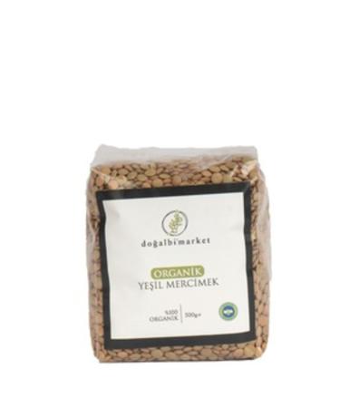 Do al Bi Market Organic Green Lentils 500 G (TWO)