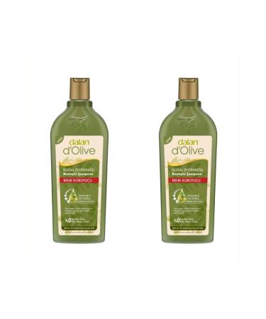 Dalan 2 Pieces D'olive Olive Oil Color Protection Shampoo 400 ml