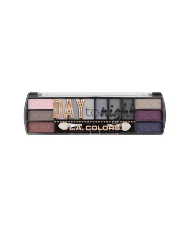 LA Colors Day To Night Eyeshadow Palette-evening 81555744311