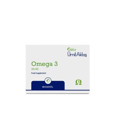 Dr. Umit Aktas Omega 3 - Fish Oil - Airtight Non-Oxidized 60 Capsules - Buy Online on GoSupps.com