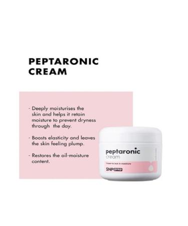 SNP Peptaronic 5 Pieces Anti-Aging + Anti-Wrinkle Moisturizing Cream with Hyaluronic Acid - 55 Ml - Buy Online on GoSupps.com