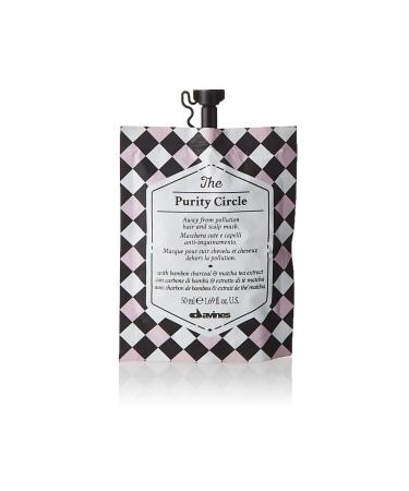 Davines The Purity Circle Charcoal Purifying Purifying Sulfate Free Hair Mask 50 MlEva26