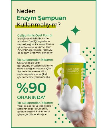 ENZYM COSMETICS Hair Care Shampoo for Oily Scalp and Oily Hair 400 ml - Buy Online on GoSupps.com