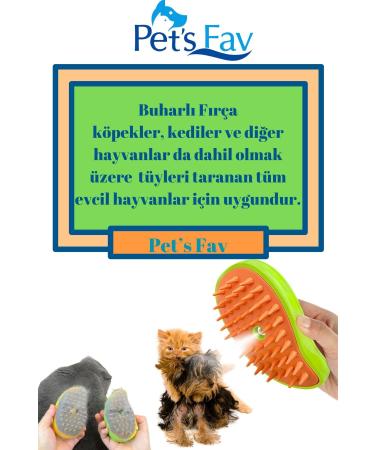Pets Fav Steam Cat and Dog Cleaning Wash Massage Comb Brush and Deep Cleansing Cat Shampoo - Buy Online on GoSupps.com