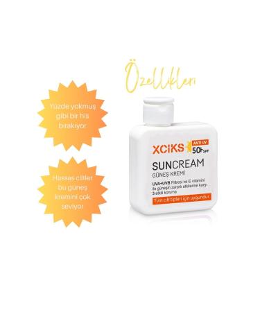 XCIKS Ultra Protection SPF 50+ Mineral Filter Sunscreen - Water Resistant Moisturizing Sunscreen 100ml - Buy Online on GoSupps.com