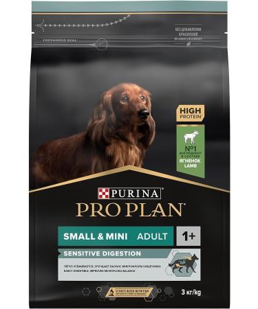 Purina Proplan Small Mini Adult Lamb Adult Dog Food for Small Breeds 3 KG - Buy Online on GoSupps.com