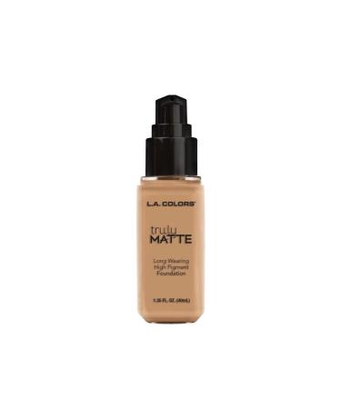 LA Colors La Colors Truly Matte Foundation-soft Beige 40ml - Buy Online on GoSupps.com