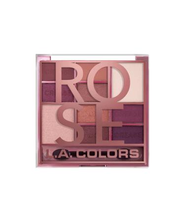 LA Colors La Colors Color Block Eyeshadow Palette-rose