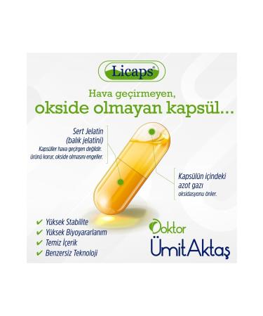Dr. Umit Aktas Omega 3 - Fish Oil - Airtight Non-Oxidized 60 Capsules - Buy Online on GoSupps.com