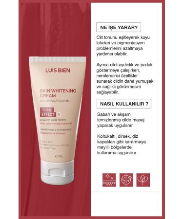 Luis Bien Skin Whitening Cream | Anti-Stain | Brightening Care | 50ml | Skin Whitening - Buy Online on GoSupps.com